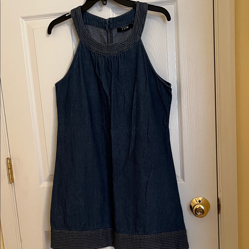 Denim Blue Midi Dress